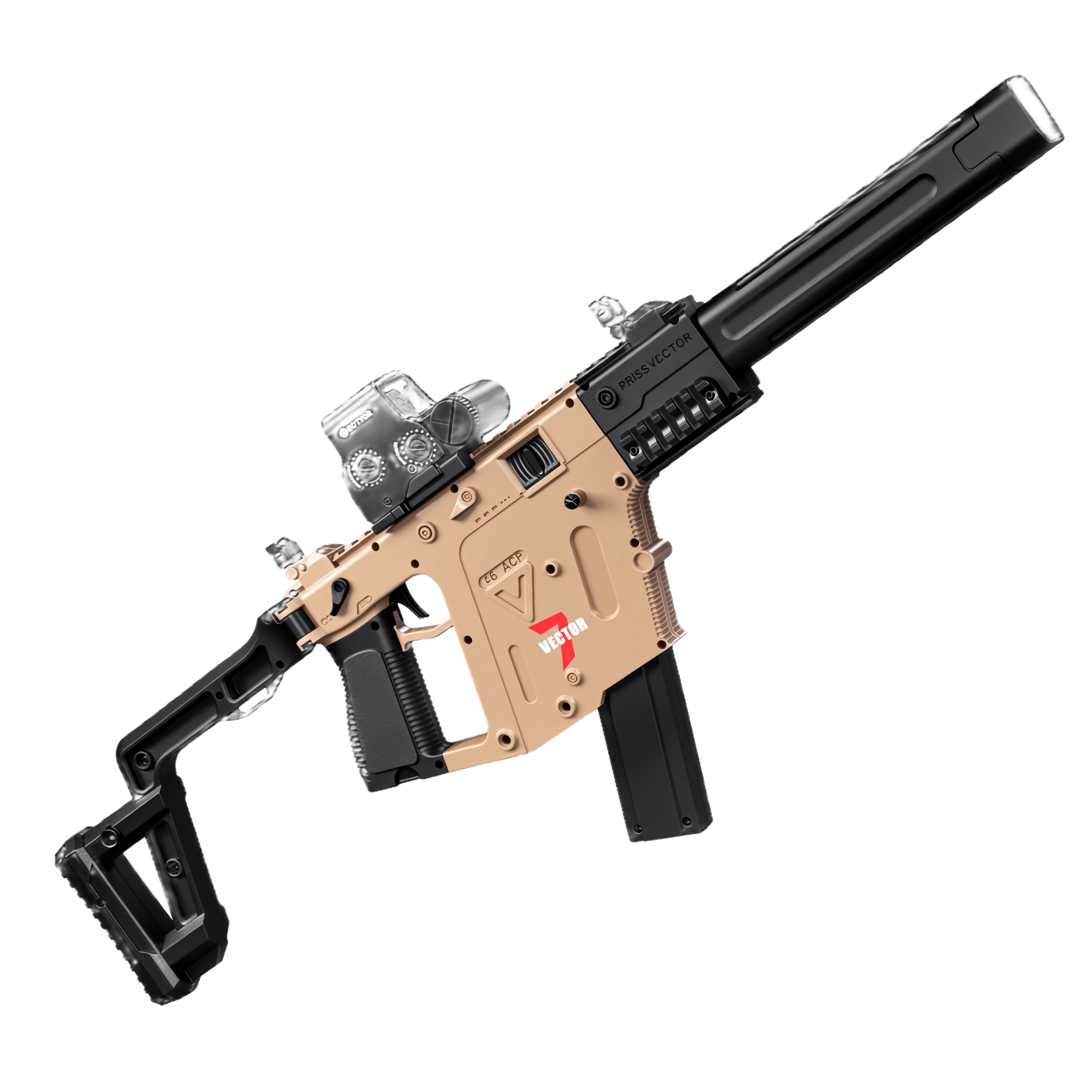 HD719B Sand Color Short Sword Electric Toy Blaster
