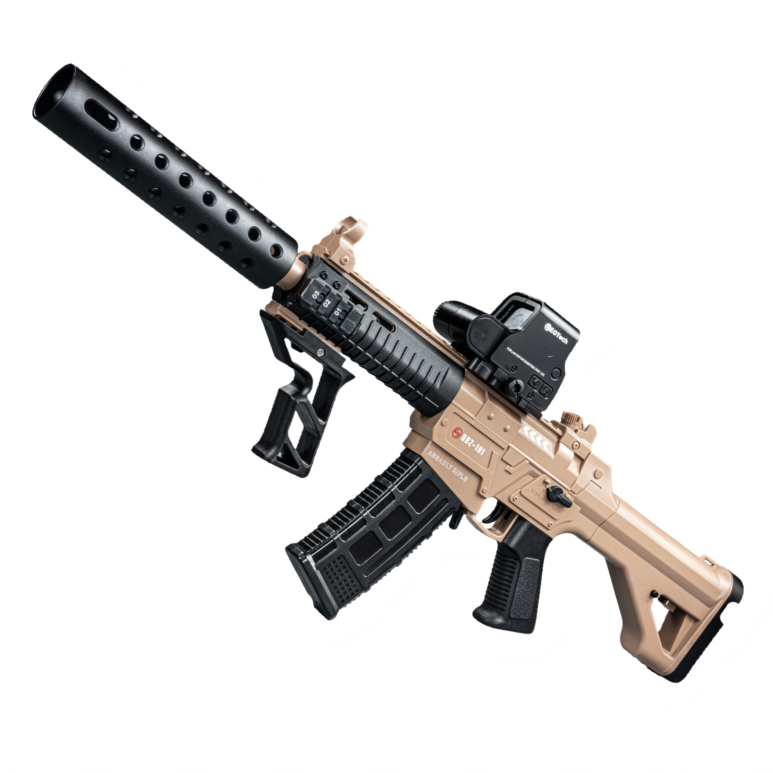 HD747B Sand Color QBZ191 Electric Toy Blaster