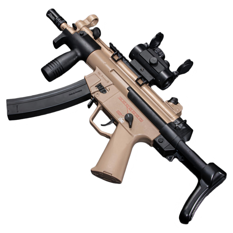JK10-2D MP5K Sand With Stock Manual & Electric Toy Blaster