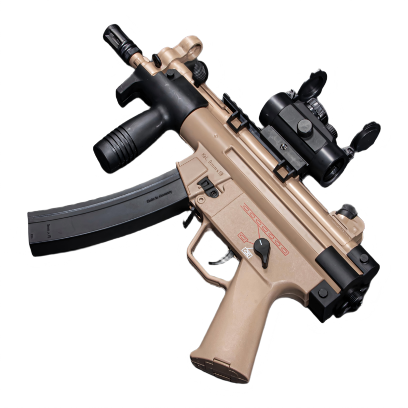 JK10-21D MP5K Sand Stockless Manual & Electric Toy Blaster