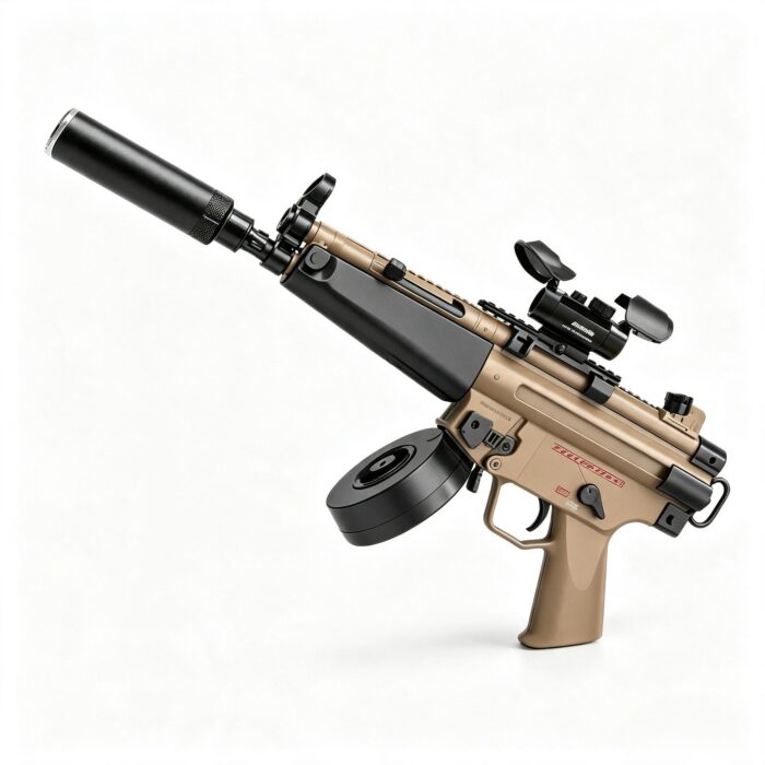 JK10-11A Sand MP5 Stockless Magazine + Drum Version Electric Toy Blaster