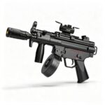 JK10-21A Black MP5K Stockless Magazine + Drum Version Electric Toy Blaster