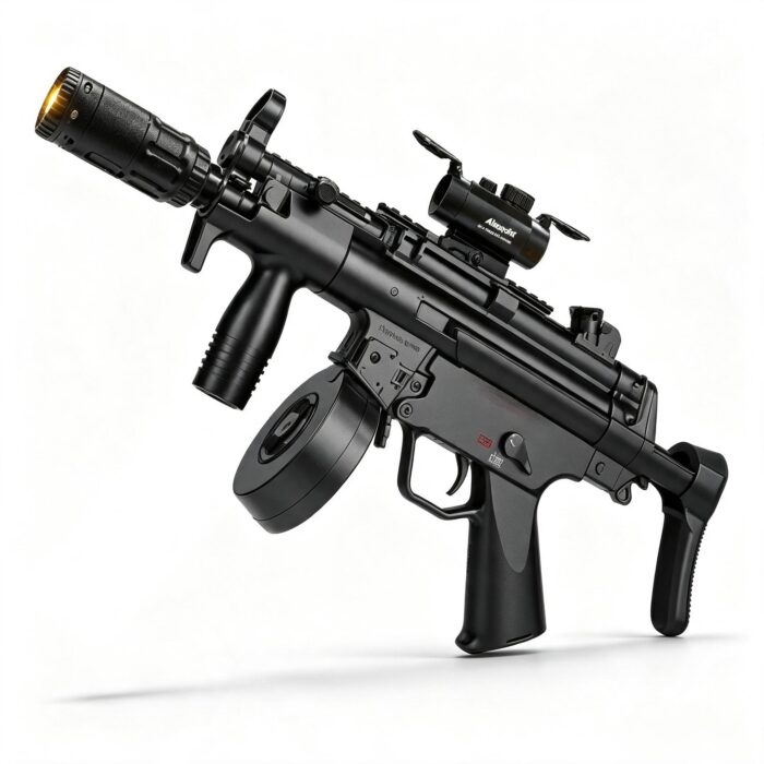 JK10-2A Black MP5K Magazine + Drum Version Electric Toy Blaster
