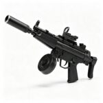 JK10-B Black MP5 Drum Version Electric Toy Blaster