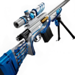 318 Blue Shell Ejecting Soft Bullet Toy Blaster