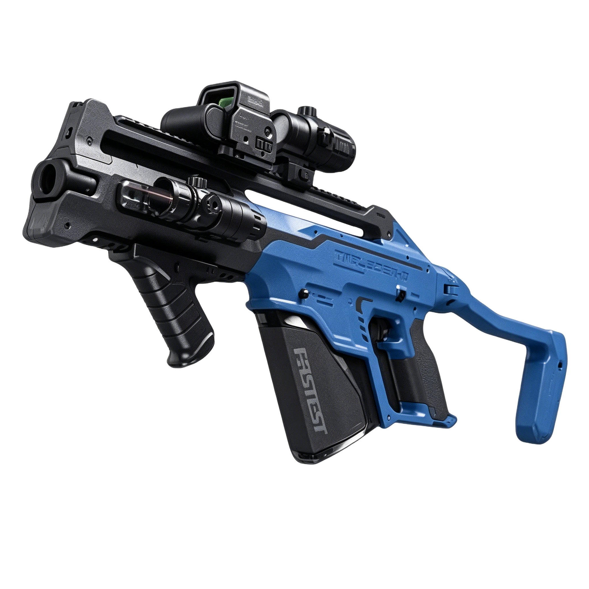 Lehui 5536 Blue-Dimensional Fantasy Electric Soft Bullet Toy Gun
