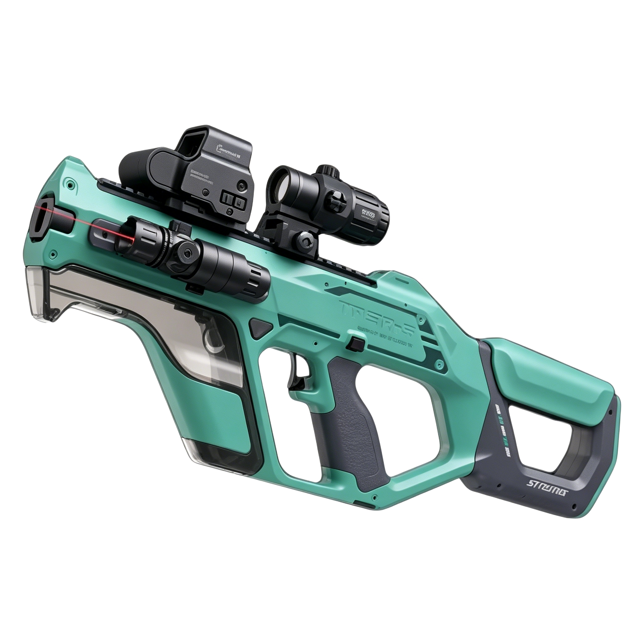 Lehui 5580 Green-Star Particle Hurricane Electric Soft Bullet Toy Gun