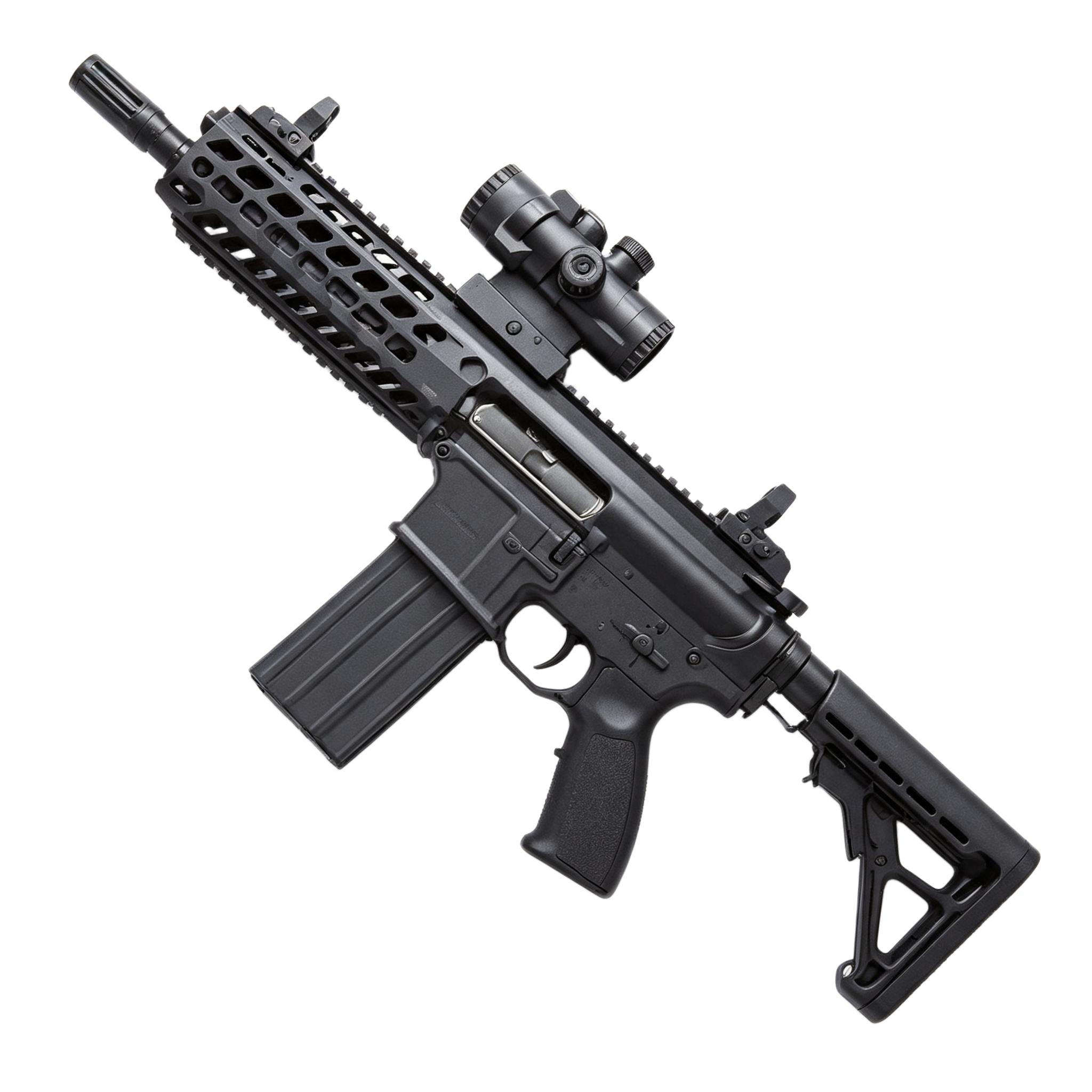 Lehui 5603 Black-MCX Electric Soft Bullet Toy Gun
