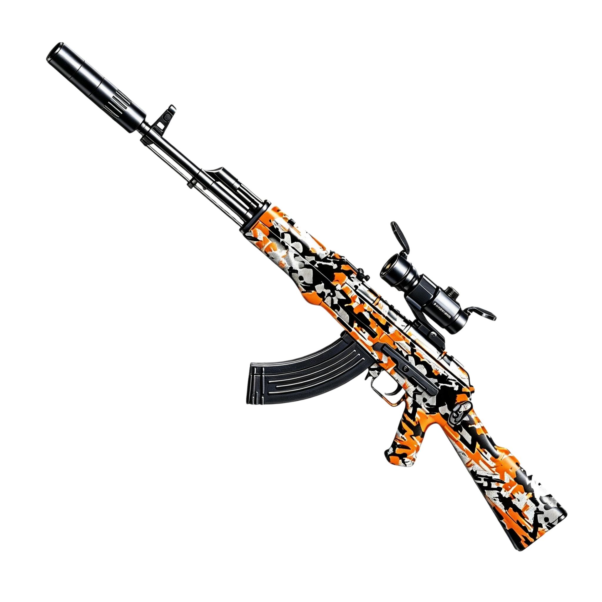 Lebang M536-1-AK47 Electric Soft Bullet Toy Gun