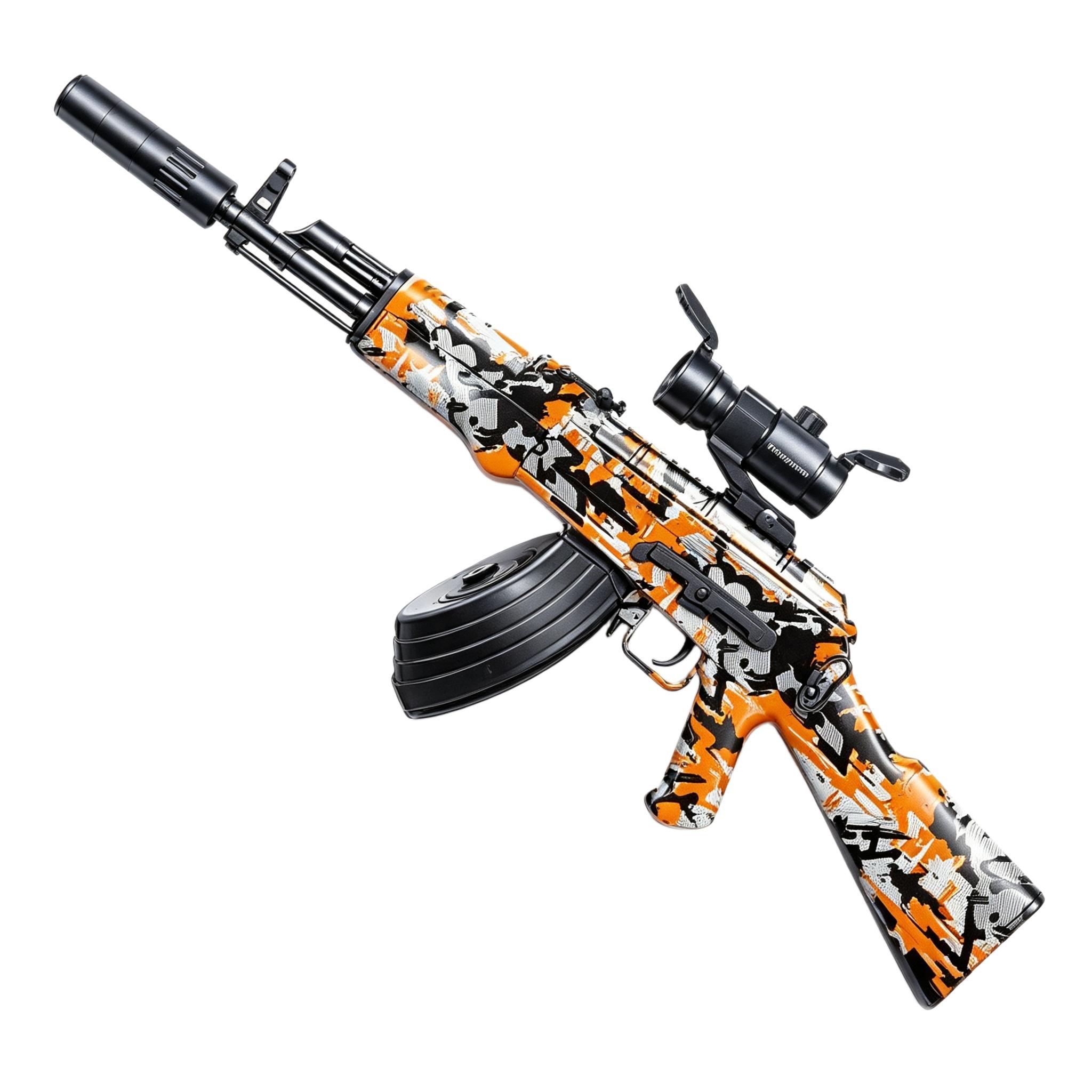 Lebang M537-1-AK47 Electric Soft Bullet Toy Gun