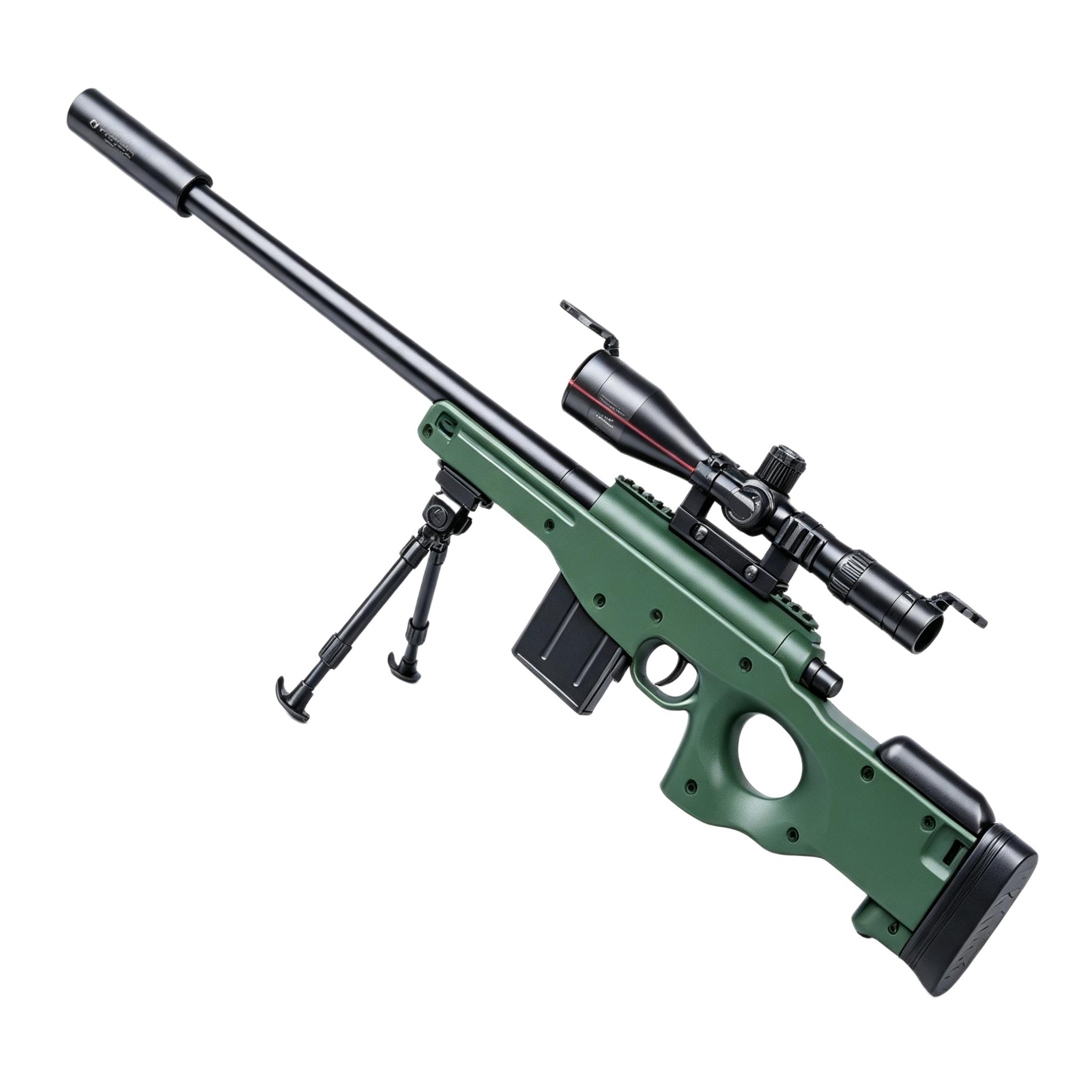 Lebang M538 Green-AKM Electric Soft Bullet Toy Gun