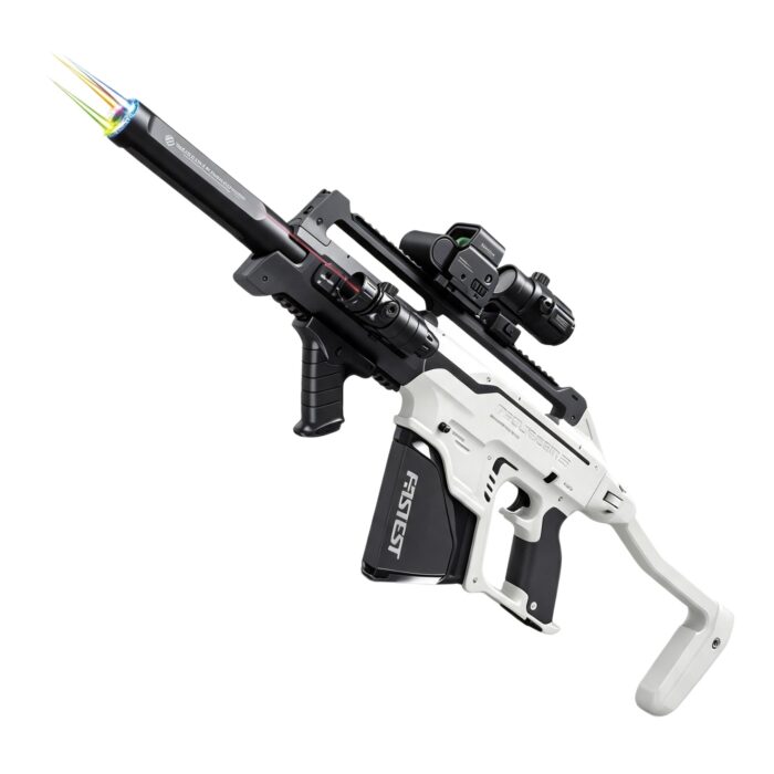 Lebang M5536-1 White Electric Soft Bullet Toy Gun