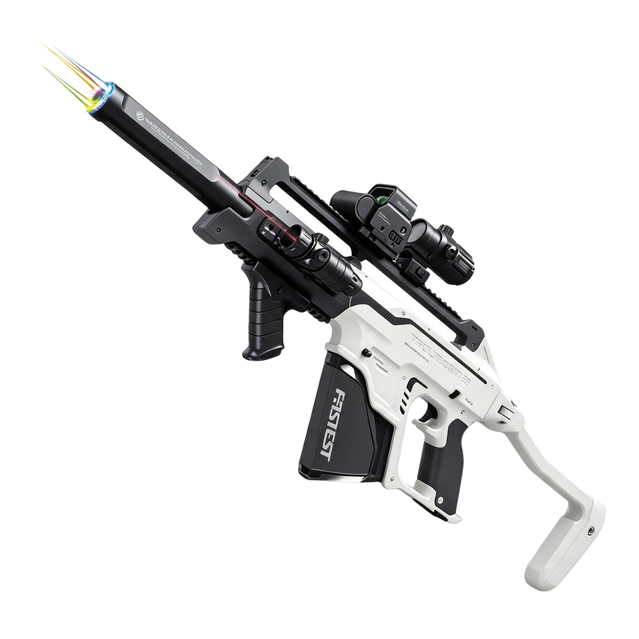 Lebang M5536-1 White Electric Soft Bullet Toy Gun