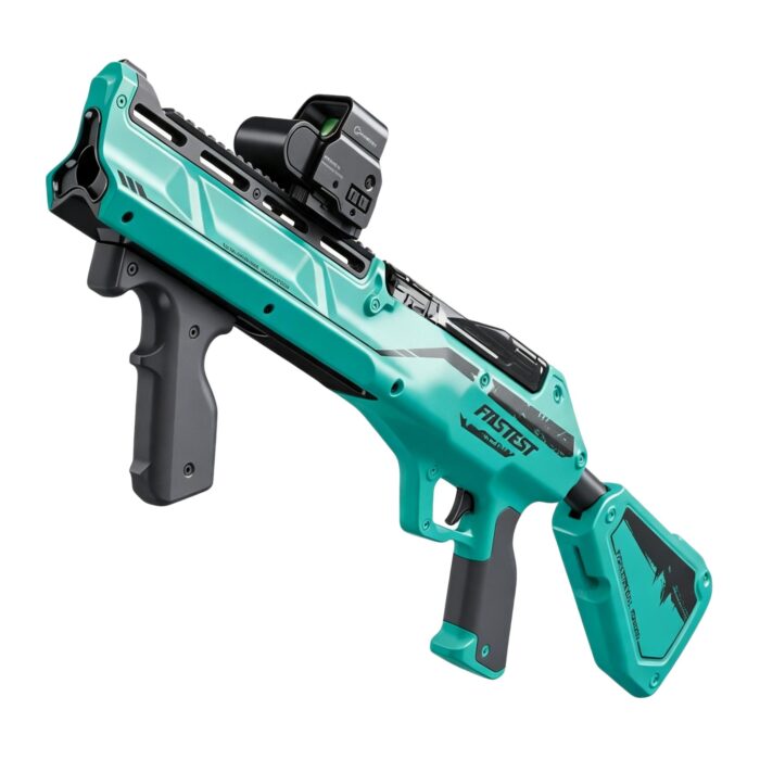 Lebang M5586-1 Lake Blue - 3 Shots in 1 Trigger Electric Soft Bullet Toy Gun