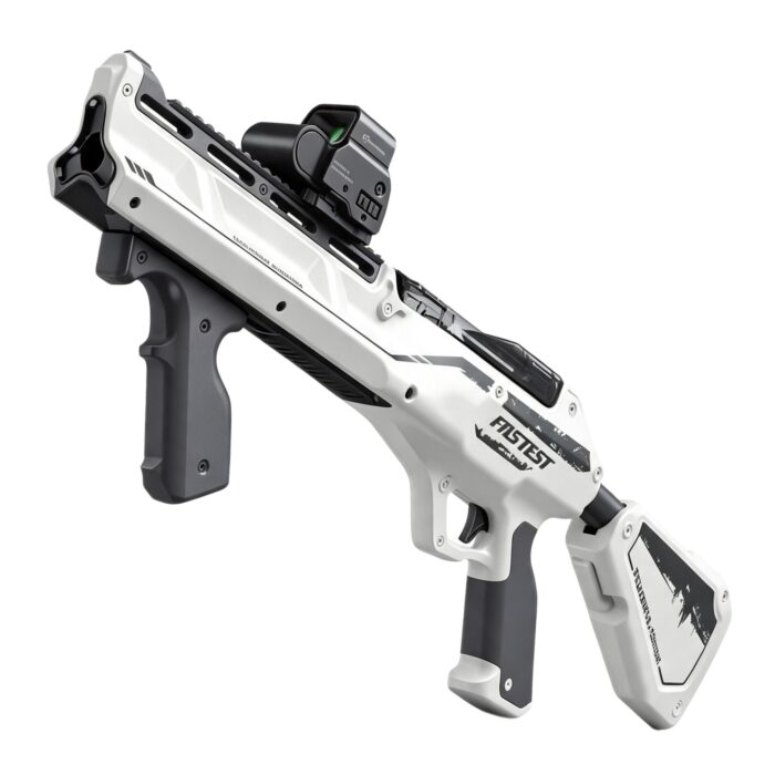 Lebang M5586 White - 3 Shots in 1 Trigger Electric Soft Bullet Toy Gun