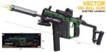 Lebang M5587-1 Green-VECTOR Electric Soft Bullet Toy Gun