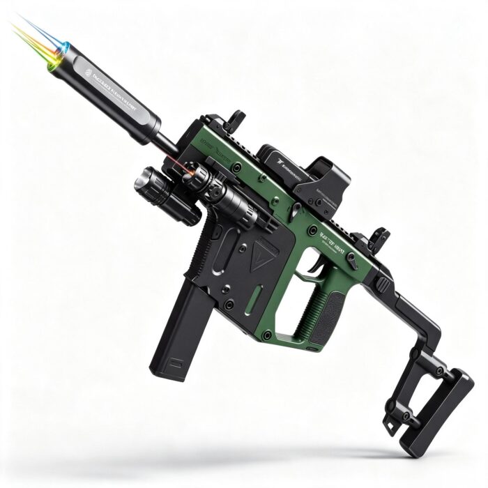 Lebang M5587-1 Green-VECTOR Electric Soft Bullet Toy Gun