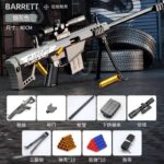 3211 Silver Gray Barrett Electric Toy Blaster