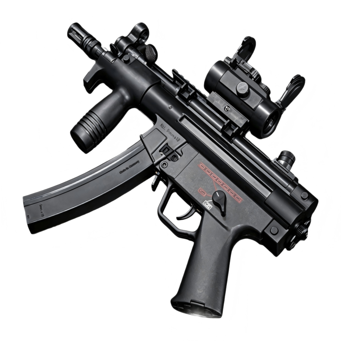 JK10-21D MP5K Black Stockless Manual & Electric Toy Blaster
