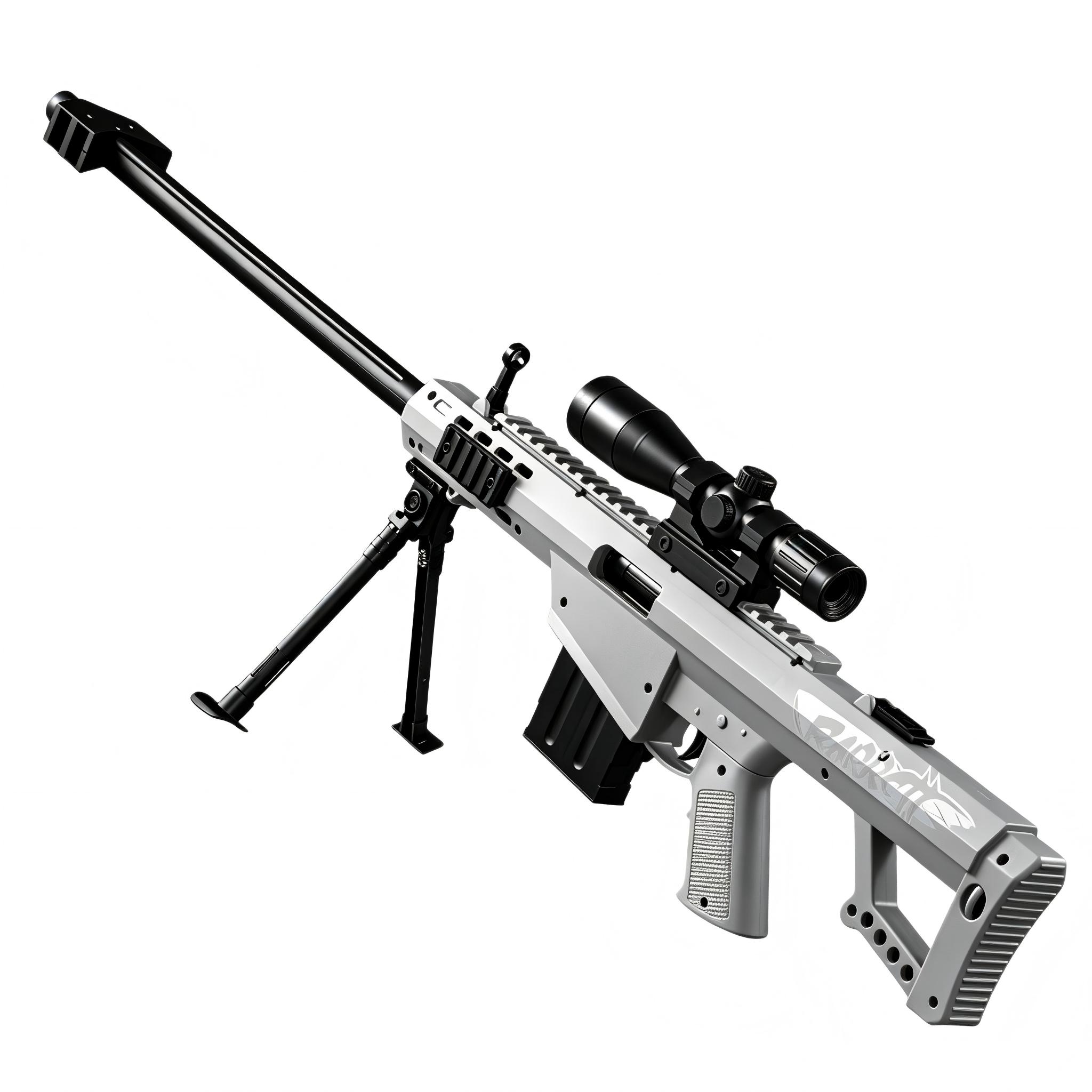 3211 Silver Gray Barrett Electric Toy Blaster