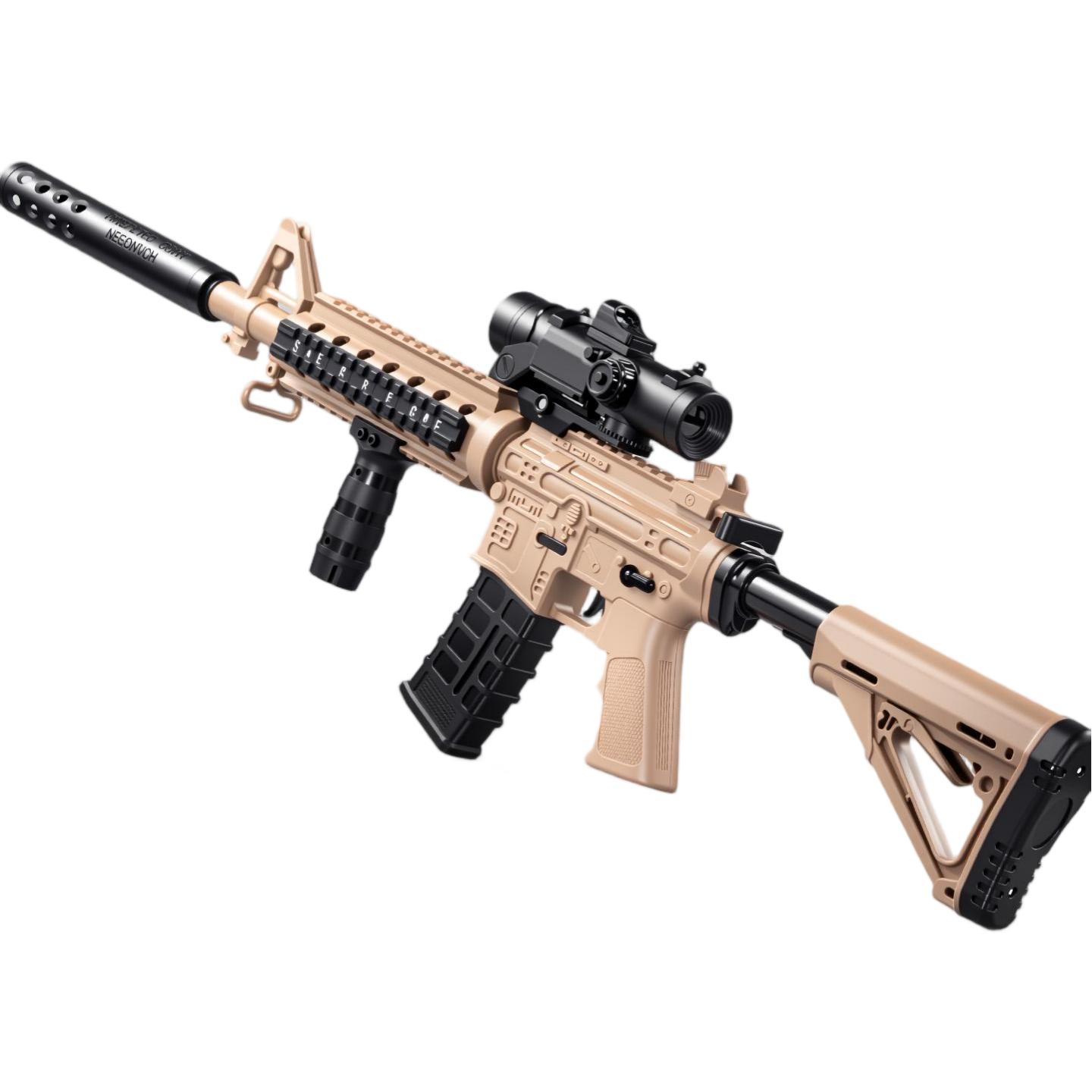 YQL-896A-2 Sand Color Electric Toy Blaster