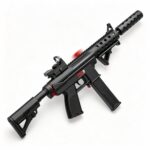 HD745A Black TEC9 Tactical Version Electric Toy Blaster