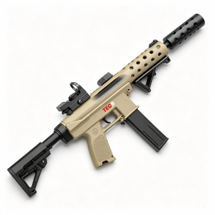 HD745B Sand Color TEC9 Tactical Version Electric Toy Blaster