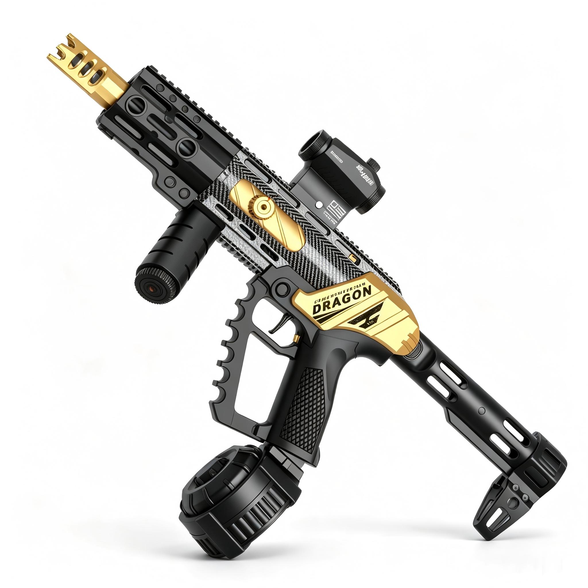 HD788B Black-Gold Jiaolong MK17 Electric Toy Blaster
