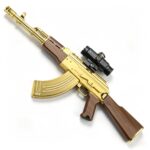 HD795B Gold-Plated AK47 Electric Toy Blaster