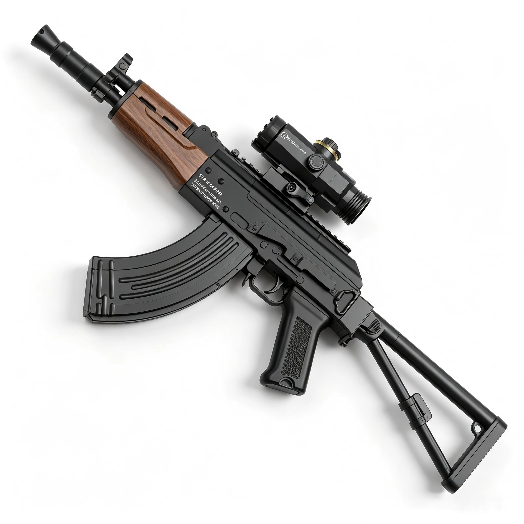 HD796A High-Speed Nylon AK-74U Electric Toy Blaster