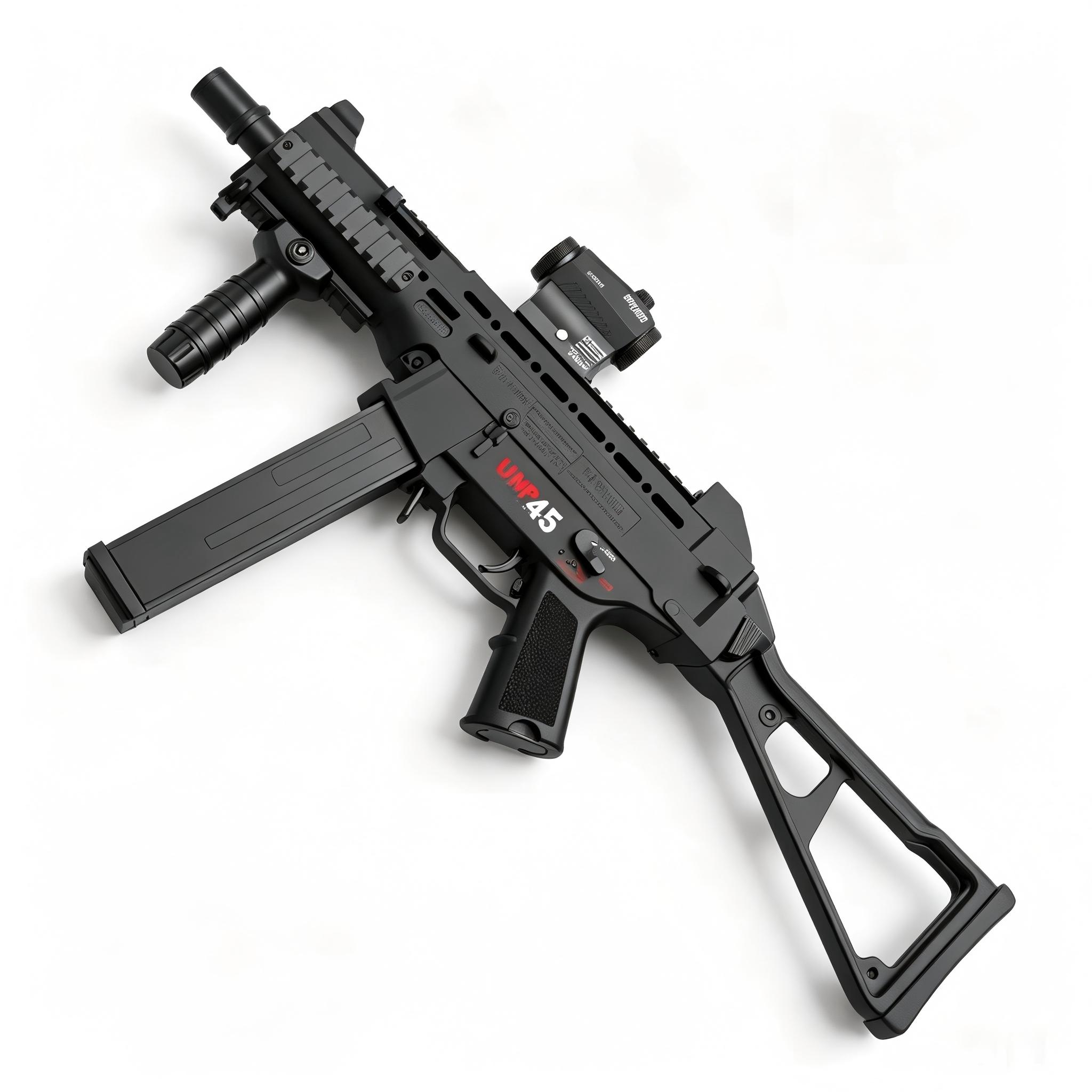 HD799A Black High-Speed Nylon Version UMP45 Electric Toy Blaster