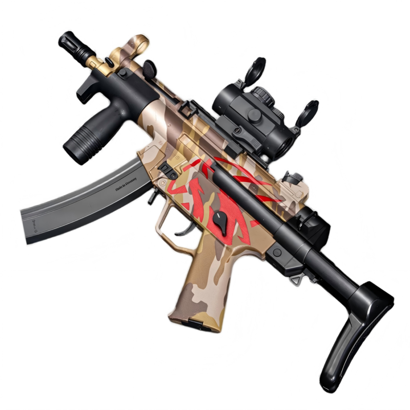 JK-10-2 Iron Claw MP5K Retractable Stock Electric Toy Blaster