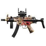 JK-10-2 Iron Claw MP5K Retractable Stock Electric Toy Blaster