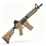 JUND JD-100-2 Sand M4-CQB Golden Gear Version 3.0 Electric Toy Blaster