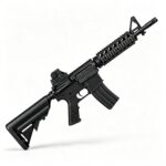 JUND JD-100-2 Black M4-CQB Golden Gear Version 3.0 Electric Toy Blaster