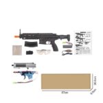 SIJUN HK416C Gel Blaster V3.0 with Tamiya Interface Metal Split Gearbox