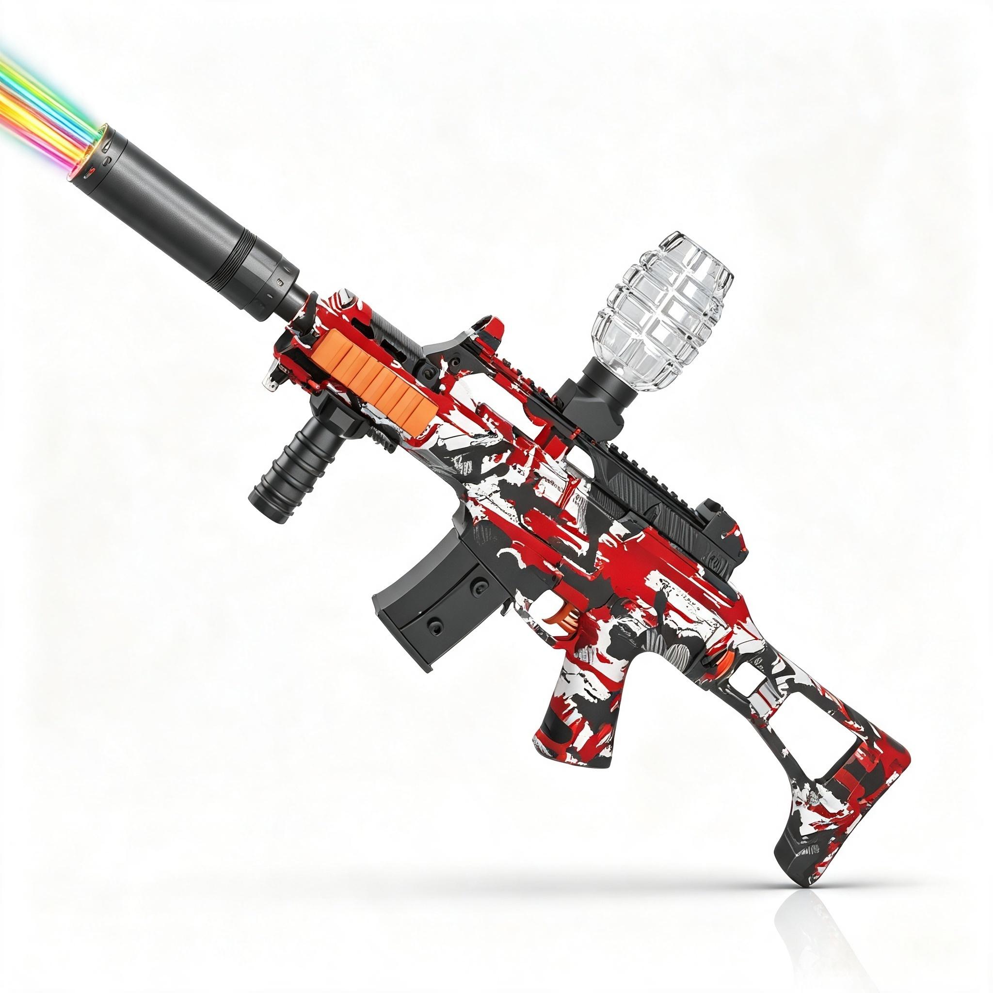 SY-0051 Graffiti G36C Electric Toy Blaster with Colorful Light Nozzle