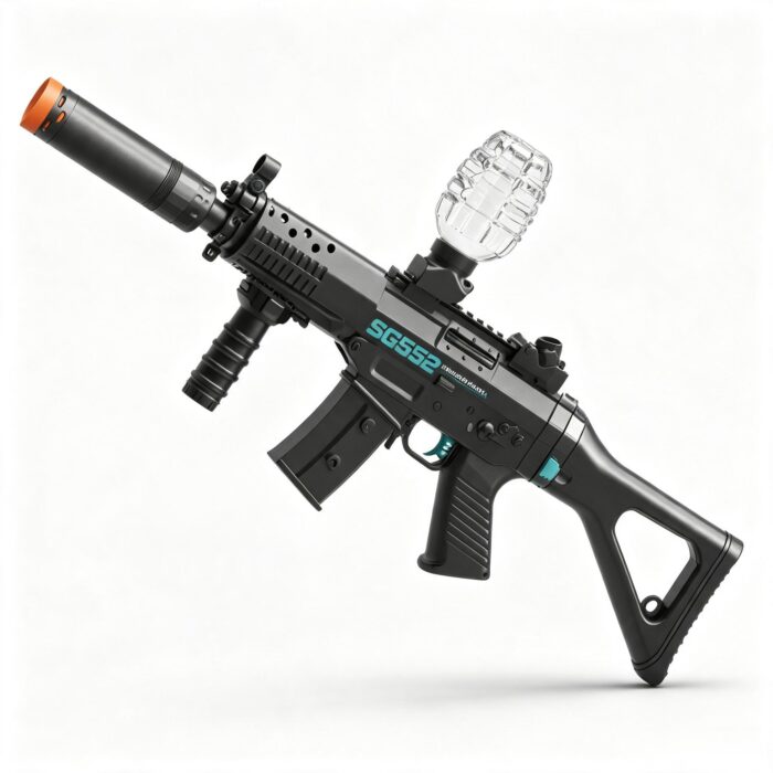 SY-0053 Solid Color SG552 Electric Toy Blaster with Colorful Light Nozzle