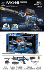 SY-0080 Graffiti M416 Electric Toy Blaster with Colorful Light Nozzle
