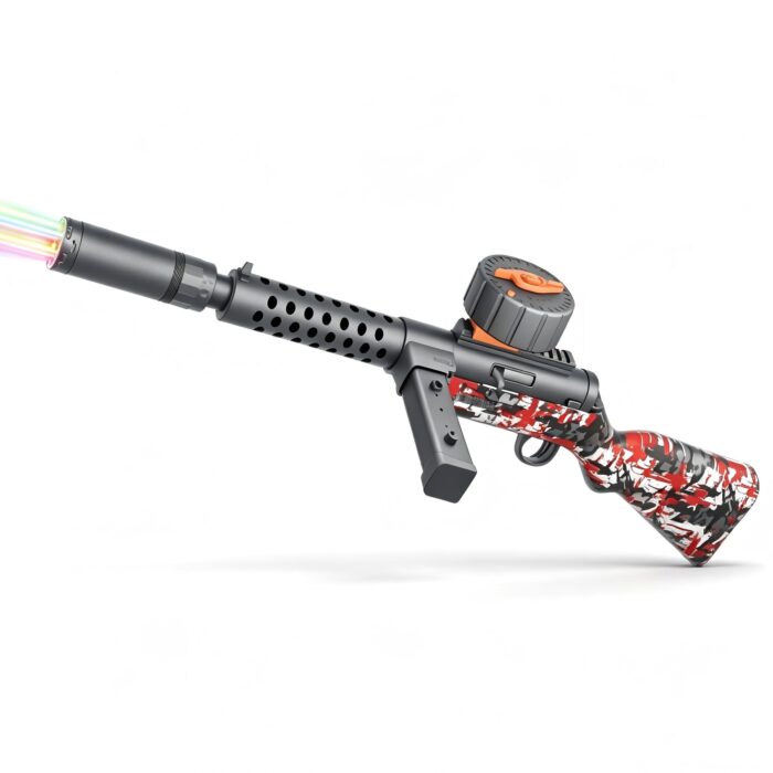 SY-0125 Graffiti MP18 Electric Toy Blaster with Colorful Light Nozzle