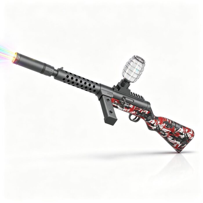 SY-0129 Graffiti MP18 Electric Toy Blaster with Colorful Light Nozzle
