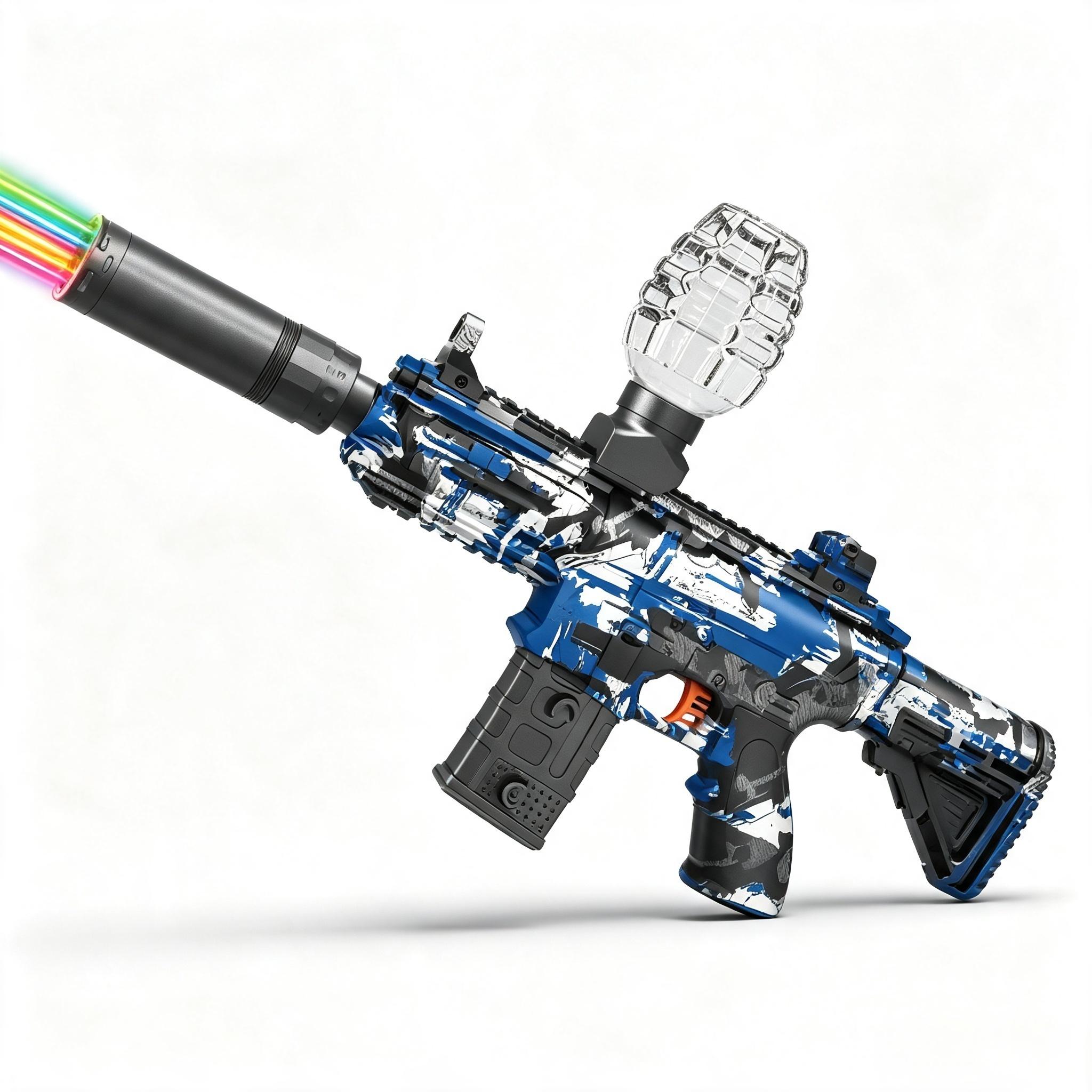 SY-0131 Graffiti M416 Electric Toy Blaster with Colorful Light Nozzle
