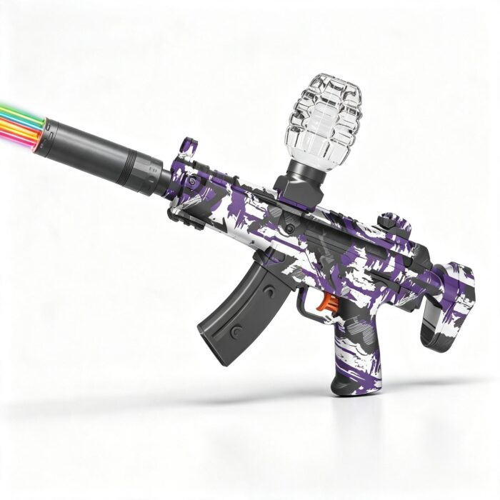 SY-0133 Graffiti MP5 Electric Toy Blaster with Colorful Light Nozzle