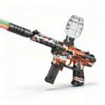 SY-0138 Graffiti TEC9 Electric Toy Blaster with Colorful Light Nozzle