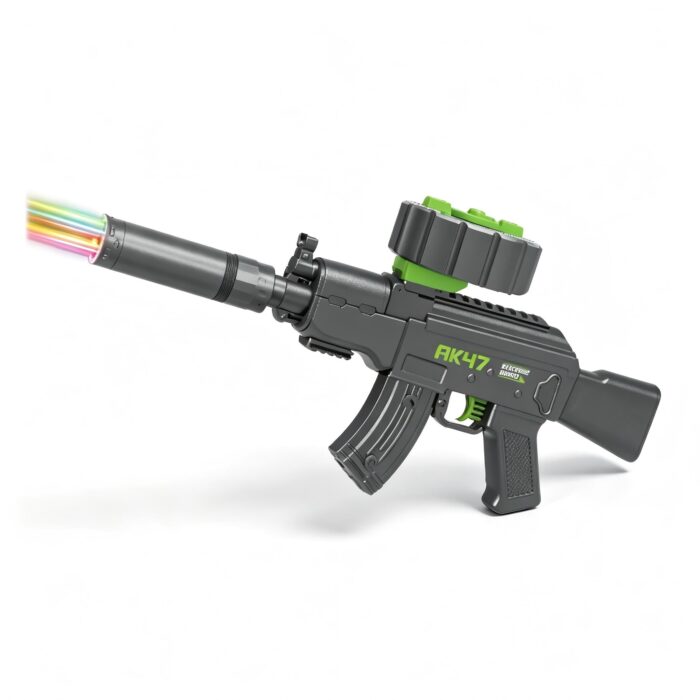 SY-0179 Solid Color AK47 Electric Toy Blaster with Colorful Light Nozzle