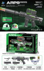 SY-0183 Solid Color ARP9 Electric Toy Blaster with Colorful Light Nozzle