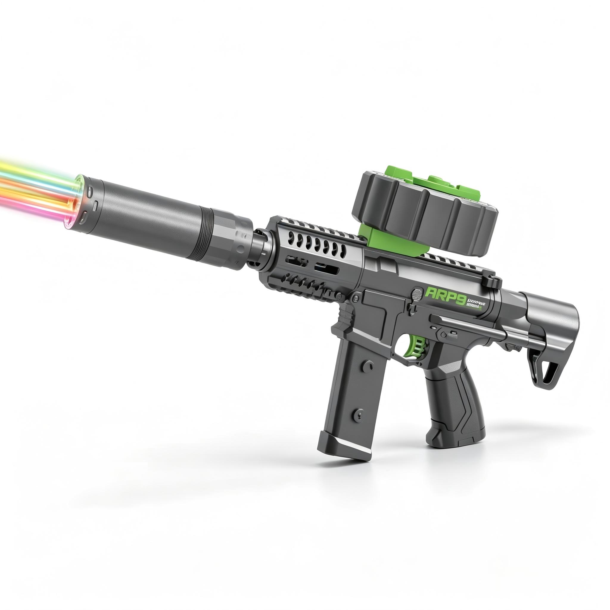 SY-0183 Solid Color ARP9 Electric Toy Blaster with Colorful Light Nozzle