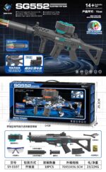 SY-0197 Solid Color SG552 Electric Toy Blaster with Colorful Light Nozzle