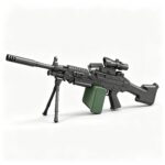 SY-0225 Solid Color Automatic & Manual M249 Toy Blaster