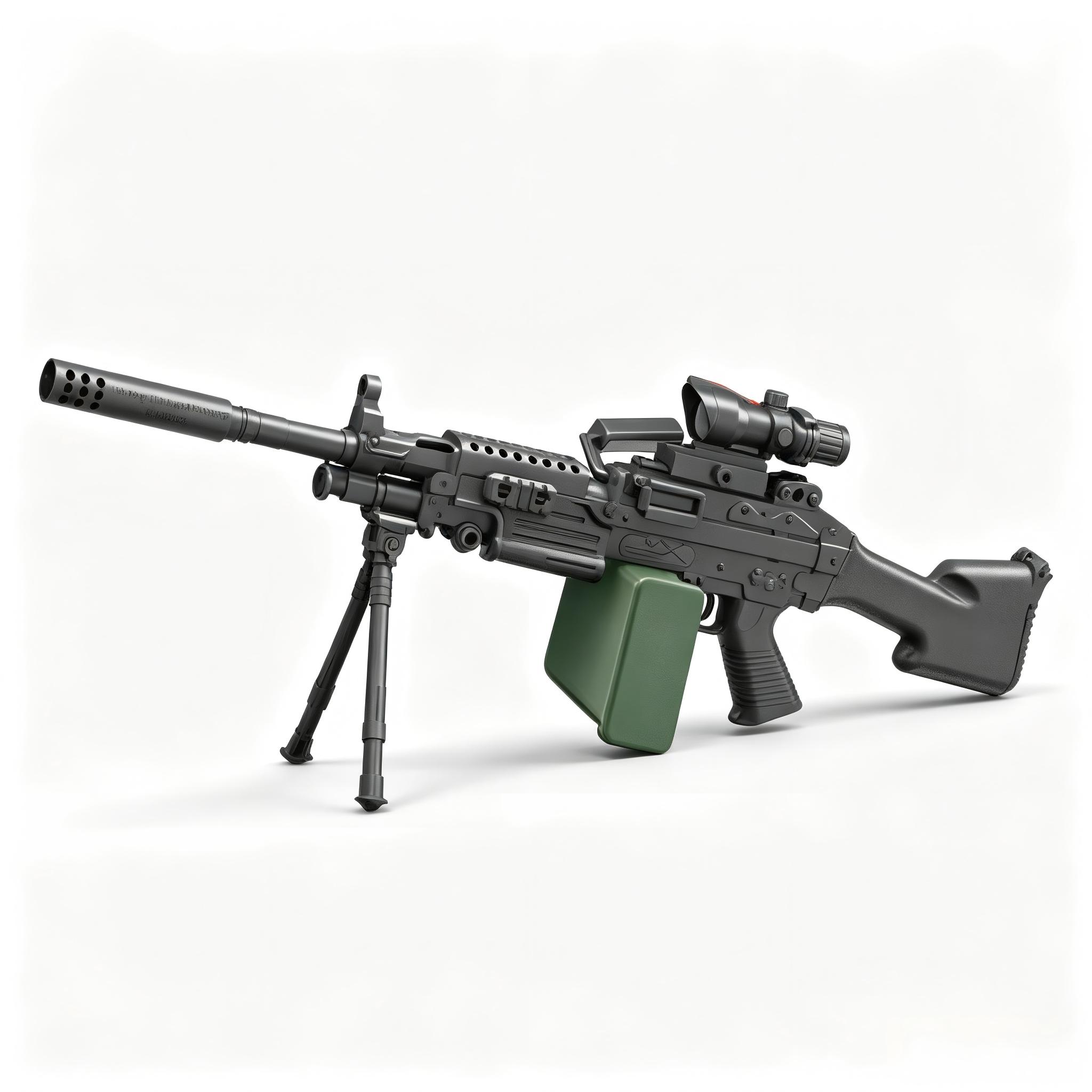 SY-0225 Solid Color Automatic & Manual M249 Toy Blaster